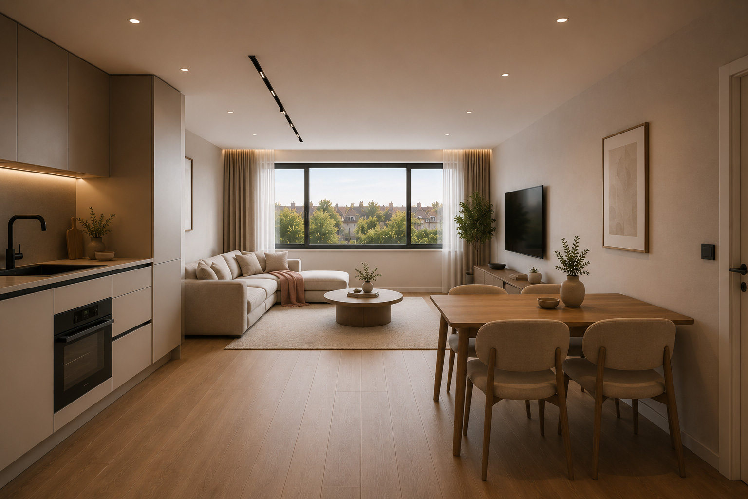 Byt v 2. NP, 1+kk · 33 m² · balkon